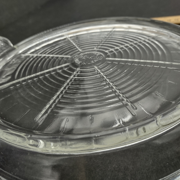 Vintage Fire King Clear Round Trivet - Picture 4 of 11